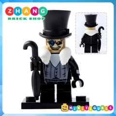 Mô hình nhân vật batman Bruce Alfred Pennyworth Barbara James Gordon Harley Quinn Riddler Penguin POGO PG8045 Zhang Brick