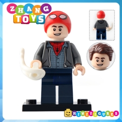 Xếp hình Spider Man : Far For Home Peter Parker Mysterio Nick Fury Hydro Man Happy Hogan Lego Minifigures Koruit wm6062