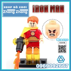 Xếp hình Iron Man Captain Marvel Space Captain America MK39 MK47 Scuba Ironman Lego Minifigures Decool 0244 0249