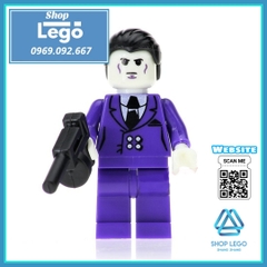 Xếp hình Iron Fist Punisher Jesse Quick Poison Ivy Nefaria Ghost Maker Captain Britain Lego Minifigures POGO PG8060