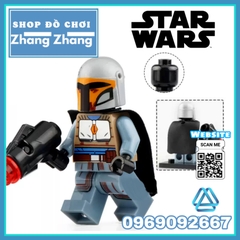 Xếp hình Star Wars Rey
 - Boba Fett
 - Ben Kenobi 
 - Jango Fett
 - Mandalorian Warrior Lego Minifigures G G0102