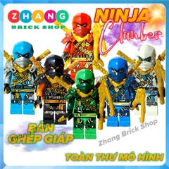 Đồ chơi xếp hình Ninjago Dragon Rising Season 2 Climber Suit Kai Cole Jay Zane Lloyd Nya Minifigures lắp ráp Ninjago