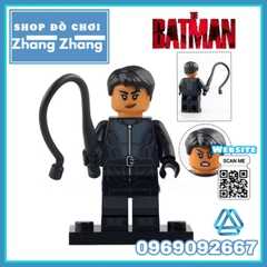 Đồ chơi xếp hình Batman Catwoman Bruce Wayne Penguin Riddler Alfred Pennyworth James Gordon Minifigures Xinh X0334