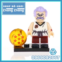 Xếp hình Dragon Ball Goku Gohan Krillin Launch Master Mutaito Lego Minifigures Pogo PG8167