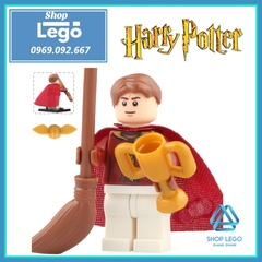 Xếp hình Hagrid - Seamus - Hermione - Ron Weasley - Harry Potter - Oliver Wood - Boyle - Marcus Lego Minifigures WM6045