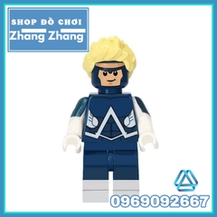 Xếp hình Falcon Overgirl Captain American AnimalMan Batman Ninja Robin Supergirl Lego Minifigures Xinh Koruit WM6033