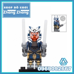 Xếp hình Star Wars Ahsoka Tano trong chiến tranh giữa các vì sao Mandalorian Lego Minifigures WM2114