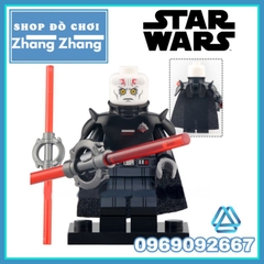 Đồ chơi xếp hình Star Wars Darth Maul Fifth Brother Reva Ben Kenobi Anakin Skywalker Vader Minifigures Koruit KT1059