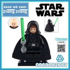 Xếp hình Mô hình Ahsoka  - Dark Trooper - Mandalorian - Moff - Boba Fett - Luke Skywalker - Jawa Lego Minifigures WM6121