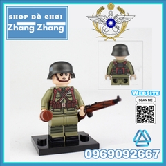 Đồ chơi Xếp hình Lính Trung hoa dân quốc thế chiến 2 WW-II Lego Minifigures JC001 - 004