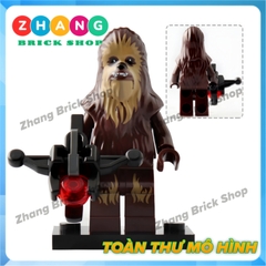 Xếp hình Star Wars Obi-Wan Imperial Guard Stormtrooper Darth Vader Jar Binks Han Solo Lego Minifigures Lele C015 022