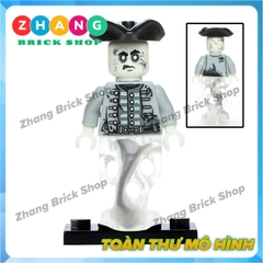 Xếp hình Cướp biển vùng Caribe Jack Sparrow - Carina - Salazar - Henry Lego Minifigures Pogo PG8048