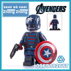 Xếp hình Bucky - Sam Wilson - Winter Soldier - Karli- Baron Zemo- Falcon - Captain America Lego Minifigures WM6117