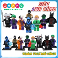 Xếp hình Nghiệp đoàn tội phạm DC Comics Gotham Batman Joker Manta Lego Minifigures POGO PG8018