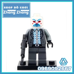 Xếp hình băng cướp ngân hàng Joker Henchman Robber trong batman Lego Minifigures POGO PG8016