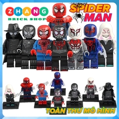 Xếp hình Aaron Aikman - Miguel O'Hara - Miles Morales- Spider Man Verse Far For Home Lego Minifigures Koruit KT1016