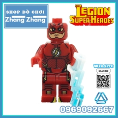 Xếp hình The Flash Atom Lightning Arkham Knight Bane Cosmic Boy DC Comics Lego Minifigures Xinh X0119