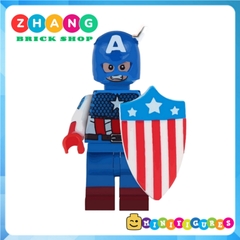 Xếp hình Falcon Overgirl Captain American AnimalMan Batman Ninja Robin Supergirl Lego Minifigures Xinh Koruit WM6033