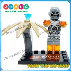 Xếp hình Avengers: Age of Ultron Henchman Ultron Sentry Baron Struker Quick Silver Black Widow Lego Minifigures SY276