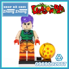 Xếp hình Dragon Ball Android 17 - Krillin - Launch - Mai - Satan - Piccolo - Violet - Goten Lego Minifigures Pogo PG8168