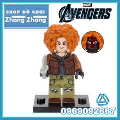 Xếp hình Winter Soldier - Agent 13 - Baron Zemo - US Agent - Batroc - Falcon Battlestar Lego Minifigures Xinh X0313
