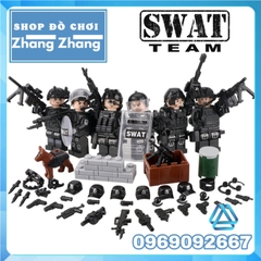 Lego xếp hình cảnh sát police lực lượng đặc nhiệm S.W.A.T Swat Lego MinifiguresTbs Toys Tbs 11-16 Tbs 0211