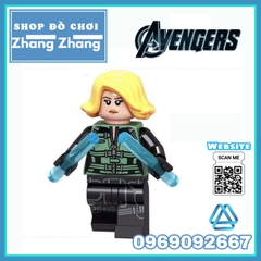 Xếp hình Iron man - Spider-man - Ebony Maw - Groot - Thor Dr Strage Black Widow Star-Lord Lego Minifigures Lele D033 040