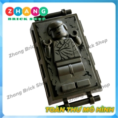 Đồ chơi xếp hình tủ đóng băng Han Solo Carbonite Frozen trong Star Wars Minifigures POGO PG831