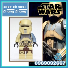 Đồ chơi xếp hình Star Wars Imperial Shoretrooper Captain Chiếc tranh giữa các vì sao Minifigures POGO PG655