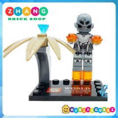 Xếp hình Avengers: Age of Ultron Henchman Ultron Sentry Baron Struker Quick Silver Black Widow Lego Minifigures SY276