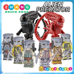 Xếp hình Predator vs Alien Cuộc chiến dưới chân tháp cổ mới nhất 2020 Lego Minifigures POGO PG8254
