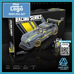 Xếp hình siêu xe Mercedes AMG GT3 tặng kèm 2 nhân vật Lego Minifigures Quanguan 100131