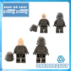 [119 hình] Xếp hình Star Wars phi thuyền vận chuyển Imperial Trooper Transport 4 lính Lego Minifigures K-002
