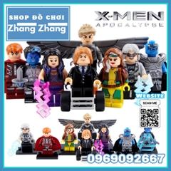 Xếp hình X-men : Apocalypse - Magneto - Archangel - Psylocke - ProfessorX - Quick Silver - Nightcrawler Lego Xinh X0115