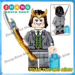 Đồ chơi xếp hình Loki TVA trong Thor Minifigures Kopf KF6141
