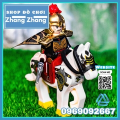 Đồ chơi xếp hình Thần mã Trảo Hoàng Phi Điện của Tào Tháo trong Tam quốc Minifigures DW005
