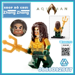 Xếp hình Aquaman Đế Vương Atlantics - Mera - Black Manta - Vulko - Atlanna - Nereus - Orm Lego Minifigures Xinh X0237