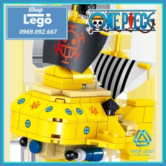 Xếp hình One Piece Tàu hải tặc Polar Tang - Nine Snake - Thousand Sunny - Going Merry Lego Minifigures PRCK 69855