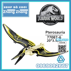 Xếp hình công viên khủng long trong phim Jurassic World Triceratops - Tyrannosaurus Lego Minifigures YG77087