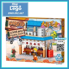 Xếp hình 256 hình tiệm mì Ichiraku trong phim Naruto Lego Minifigures PRCK 69625