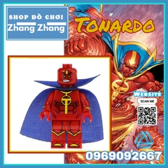 Xếp hình Red Tornado Siêu anh hùng Young Justice Lego Minifigures Kopf KF8028 KF437