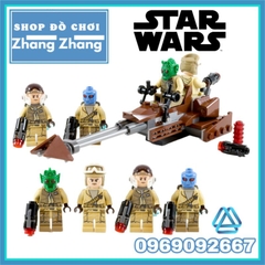 Đồ chơi xếp hình Star Wars Rebel Alliance Battle Pack Chiến tranh giữa các vì sao Minifigures K-010