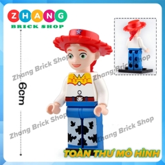 Xếp hình Toy Story : Câu chuyện đồ chơi Buzz Lightyear - Woody - Jessie Lego Minifigures POGO PG8222