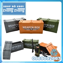 Xếp hình thùng đựng vũ khí phụ kiện Súng đạn Lego Minifigures Weapon box