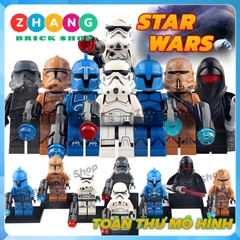 Đồ chơi xếp hình Star Wars binh đoàn Stormtrooper và Shadow Guard Minifigures POGO PG8287