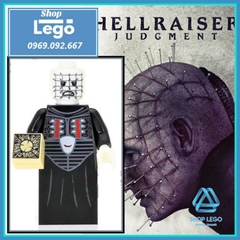 Xếp hình Ma đinh Pinhead trong phim kinh dị Hellraiser judgment Lego Minifigures Kopf KF323