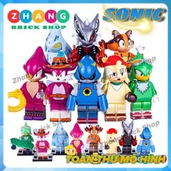 Xếp hình Sonic Jet - Metal Sonic - Sticks - Nack - Polar Bear - Chaos - Espio - Infinitto Lego Minifigures WM6088