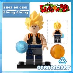 Xếp hình Dragon ball Gogeta - Vegeta - Xeno Goku - Vegeto Lego Minifigures XP021 025