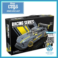 Xếp hình siêu xe Mercedes AMG GT3 tặng kèm 2 nhân vật Lego Minifigures Quanguan 100131