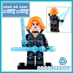 Xếp hình Yelena - Taskmaster - Black Widow - Iron Maiden - Red Guardian Lego Minifigures Xinh X0289